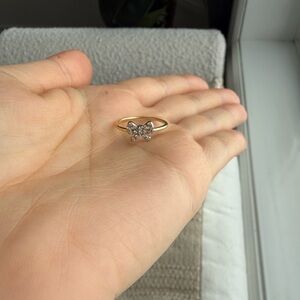 Gold Bow Ring Size 5